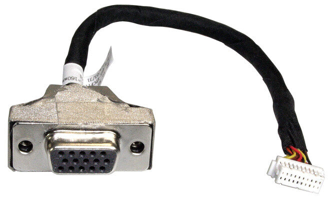 Shuttle PVG01 VGA port expansion kit for Slim-PCs 15-pin Mini D-Sub 2 x 10-pin Sort, Rustfrit stål, Hvid