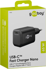 Goobay 79155 oplader til mobil enhed Universel Sort Vekselstrøm Hurtig opladning Indendørs