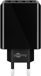 Goobay 44953 oplader til mobil enhed Universel Sort Vekselstrøm Indendørs