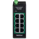 Trendnet TI-PGLC80 netværksswitch Ikke administreret Gigabit Ethernet (10/100/1000) Strøm over Ethernet (PoE) Sort