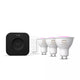 Philips Hue White and Color ambiance Startsæt: 3 x GU10 spots + Dimmer switch + Bridge Pro