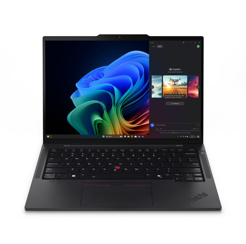 Lenovo ThinkPad T14s Gen 6 (Intel) Copilot+ PC Intel Core Ultra 5 226V Laptop 35,6 cm (14") WUXGA 16 GB 512 GB SSD Wi-Fi 7 (802.11be) Windows 11 Pro Tysk Sort
