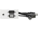Vivolink WI221281 stikkontakt HDMI + USB A + 3.5mm Hvid