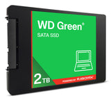 Western Digital Green WDS100T5G0A 2 TB 2.5" Serial ATA III 3D NAND