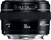 Canon EF 50mm f/1.4 USM Sort