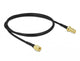 DeLOCK 90447 koaxial kabel LMR100 0,9 m SMA Sort