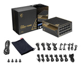 MSI MEG Ai1600T PCIE5 enhed til strømforsyning 1600 W 24-pin ATX ATX Sort