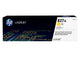 HP Original 827A LaserJet-tonerpatron, gul