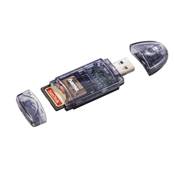 Hama 00124194 kortlæser USB Anthracit