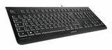 CHERRY KC 1000 tastatur Hjemme/kontor USB QWERTY Portugisisk Sort