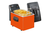 Fritel SF 4152 Enkelt 3 L Enkeltstående 2200 W Frituregryde Sort, Orange