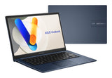ASUS Vivobook 14 X1404VA-DISEB2213W Intel Core 3 100U Laptop 35,6 cm (14") Fuld HD 8 GB DDR5-SDRAM 256 GB SSD Wi-Fi 6 (802.11ax) Windows 11 Home Blå