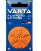 Varta 24606 101 416 husholdningsbatteri Engangsbatteri 13 Zink-luft