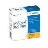 HERMA 4887 selvklæbende etiket Rektandel Blå 1000 stk