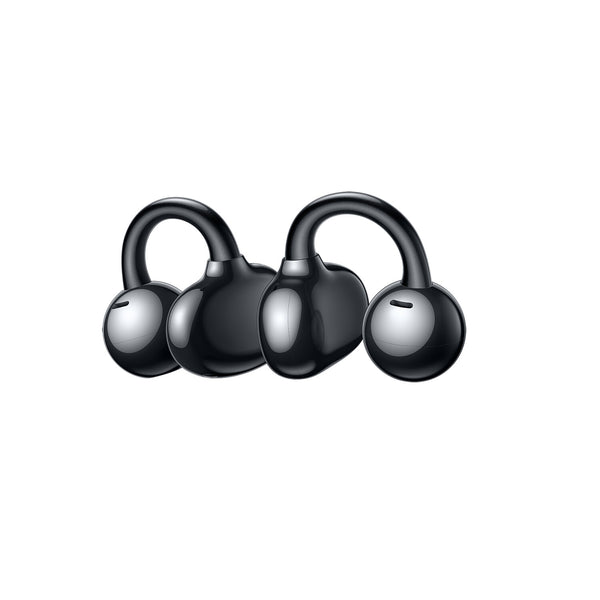 Huawei FreeClip Headset True Wireless Stereo (TWS) Ørekrog Opkald/musik USB Type-C Bluetooth Sort