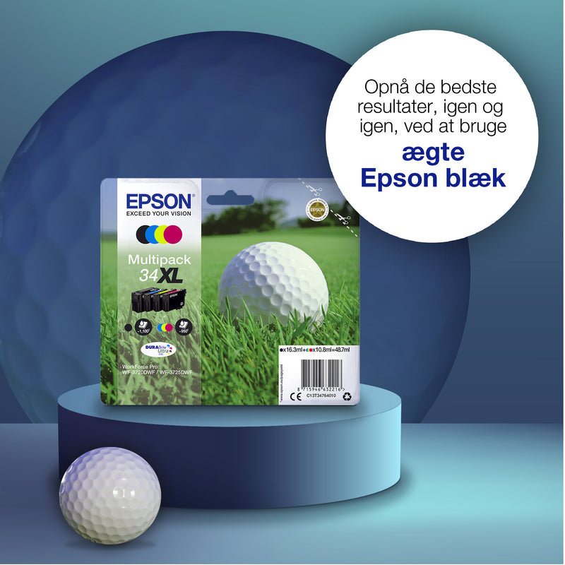 Epson Golf ball 34 golfbold DURABrite Ultra enkeltpakke magenta blæk