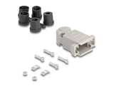 DeLOCK 67027 kabelforskruning Sort, Grå Plast 1 stk