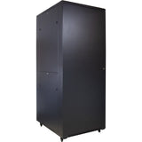 Inter-Tech 88887256 stativ 42U Fritstående reol Sort