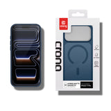 Crong CRGHMMIP1763PNBL mobiltelefon etui Cover Marineblå, Gennemsigtig