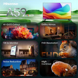 Hisense 32A59S 81,3 cm (32") Fuld HD Smart TV Wi-Fi Sort