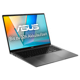 ASUS Vivobook S16 S3607VA-RP142W Intel Core 7 240H Laptop 40,6 cm (16") WUXGA 16 GB DDR5-SDRAM 1 TB SSD Wi-Fi 6 (802.11ax) Windows 11 Home Tysk Grå