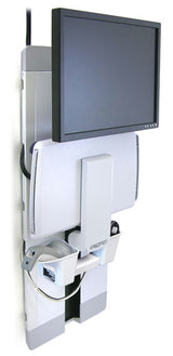 Ergotron StyleView Vertical Lift, Patient Room 61 cm (24") Væg Hvid