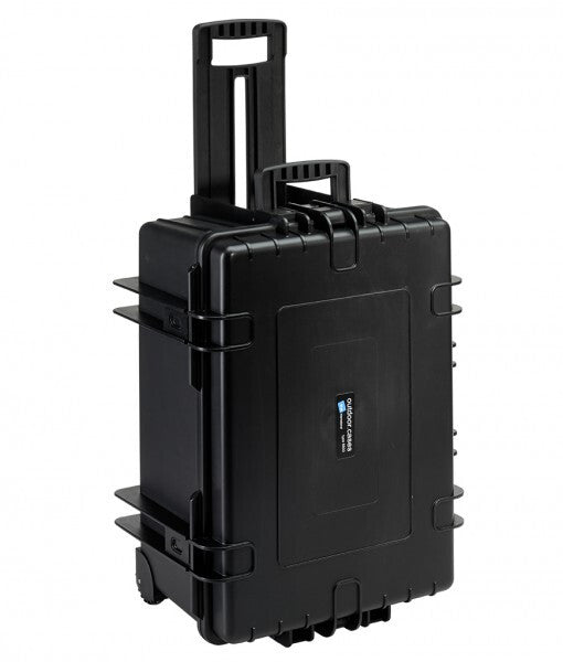 B&W Cases 6800/B/SI transportkasse til udstyr Trolley etui Sort