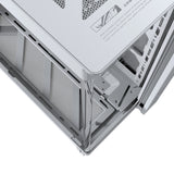 ASUS ROG CRONOX GR801 CURVE TG ARGB WHITE Midi Tower Hvid