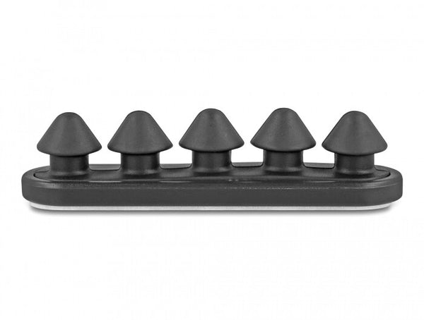 DeLOCK 18444 kabelorganisator Gulv Kabelholder Sort 2 stk