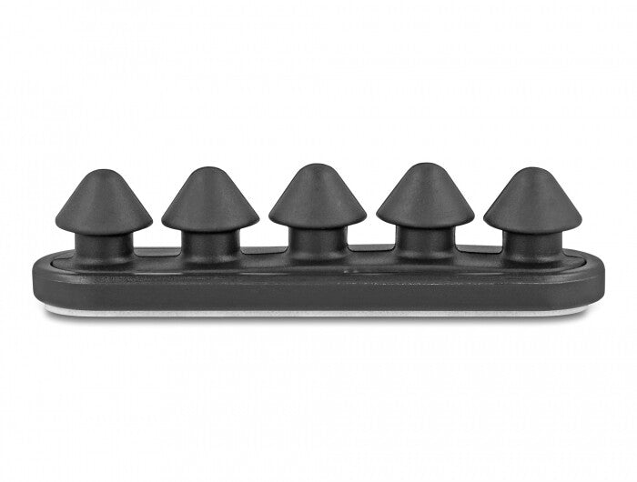 DeLOCK 18444 kabelorganisator Gulv Kabelholder Sort 2 stk