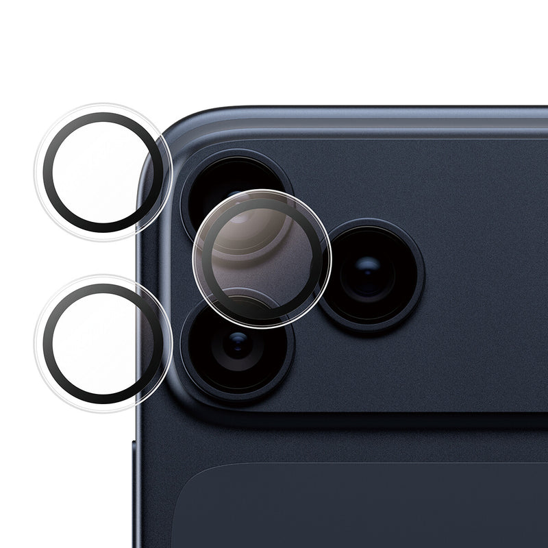 PanzerGlass SAFE. by ® Kameralinsebeskytter Transparent iPhone 17 Pro | iPhone 17 Pro Max | iPhone 16 Pro | 16 Pro Max