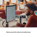 HP Poly Voyager Focus 2 Microsoft Teams Certified USB-C-C Headset +USB-C/A Adapter +Charging Stand