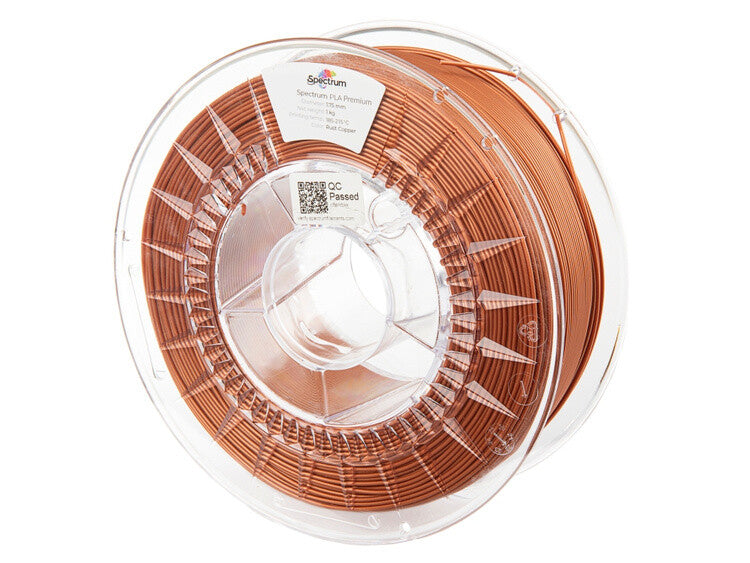 Spectrum Filaments PLA Premium Polymælkesyre (PLA) Kobber 1 kg