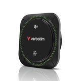 Verbatim Charge 'n' Drive Qi2 RGB Smartphone Sort USB Trådløs opladning Hurtig opladning Automatisk