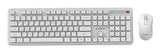 Gembird KBS-WPS-01-W-CYRL tastatur Mus inkluderet Kontor RF trådløst QWERTY US International, Ukrainsk, Russisk Hvid