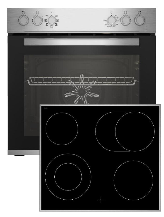 Beko BBUE12020X pande og gryde sæt Keramisk Elektrisk ovn
