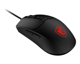 MSI FORGE GM100 mus Spil Ambidextrous USB Type-A Optisk 6400 dpi