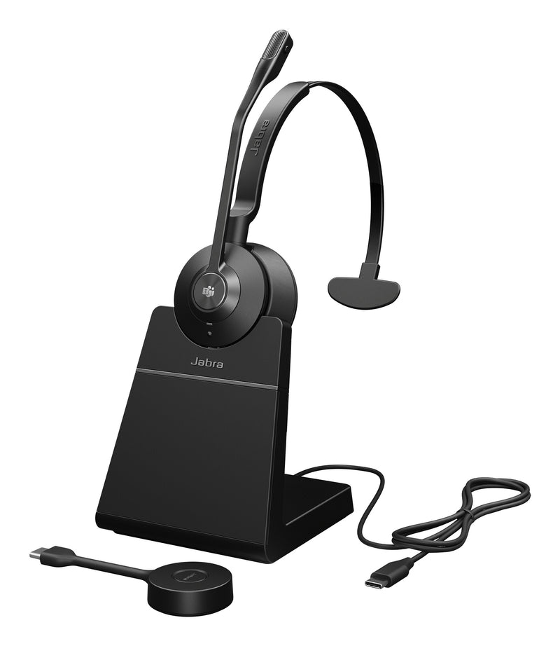 Jabra Engage 55 SE Headset Trådløs Kontor/Callcenter Sort