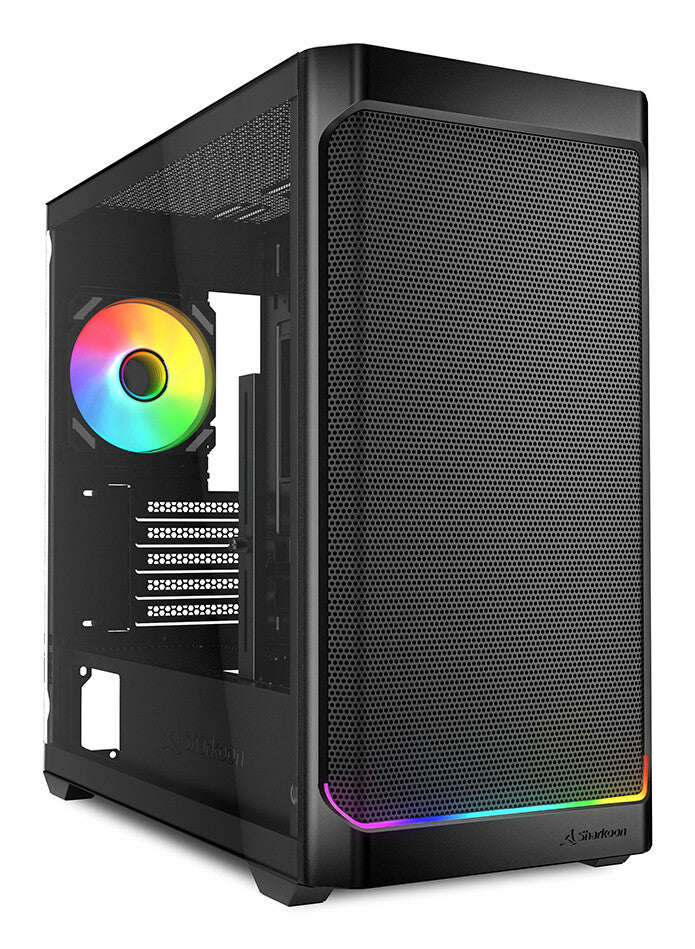 Sharkoon MK4W RGB Strip Micro Tower Sort