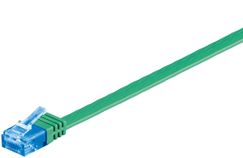 Goobay CAT6a U/UTP 3m netværkskabel Grøn U/UTP (UTP)