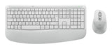 Logitech Signature Comfort Plus Combo MK880 tastatur Mus inkluderet Universel RF trådløs + Bluetooth QWERTY Engelsk Hvid