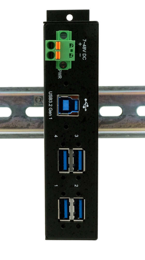 EXSYS EX-1185HMVS-2 interface hub USB 3.2 Gen 1 (3.1 Gen 1) Type-B 5000 Mbit/s Sort