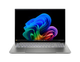 Acer Swift 16 AI SF16-71T-993G Intel Core Ultra X9 388H Laptop 40,6 cm (16") Berøringsskærm WQXGA+ 32 GB LPDDR5x-SDRAM 1 TB SSD Wi-Fi 7 (802.11be) Windows 11 Home Grå