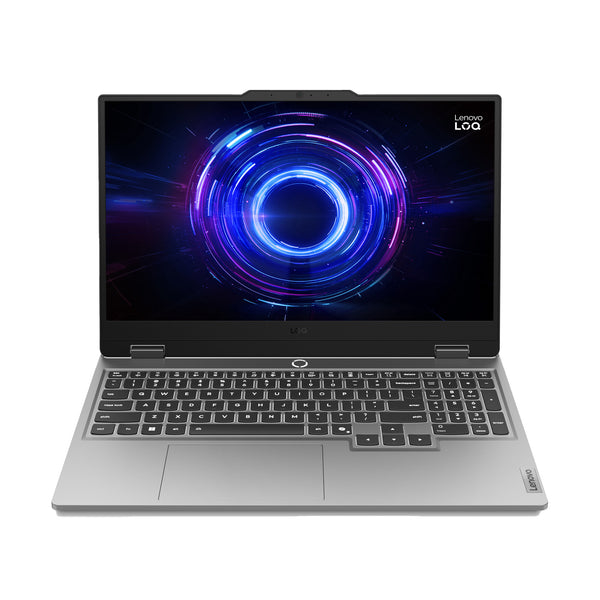 Lenovo LOQ 15IRX10 Intel® Core™ i7 i7-13650HX Laptop 39,6 cm (15.6") Fuld HD 16 GB DDR5-SDRAM 1 TB SSD NVIDIA GeForce RTX 5070 Wi-Fi 6 (802.11ax) Windows 11 Home Tysk Grå