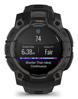 Garmin Instinct 3 AMOLED 3,05 cm (1.2") 45 mm Digital 390 x 390 pixel Berøringsskærm Sort GPS (satellit)