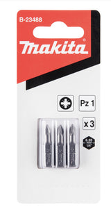 Makita B-23488 skruetrækker bit 3 stk