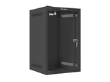 Lanberg WF10-2309-10B stativ 9U Vægmonteret stativ Sort