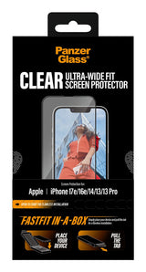 PanzerGlass PG65668 Skærm og -bagsidebeskytter til mobiltelefon Klar skærmbeskytter Apple 1 stk