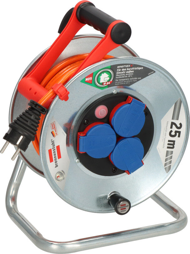 Brennenstuhl 1198740 ledningsrulle 3 AC stikkontakt(er) 25 m