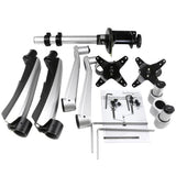 StarTech.com ARMDUAL30 skærmbeslag og -stativer 76,2 cm (30") Skrivebord Sort, Sølv